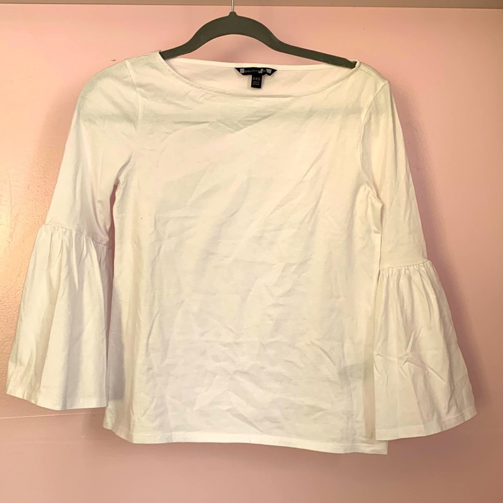 White banana republic top simply size xxs